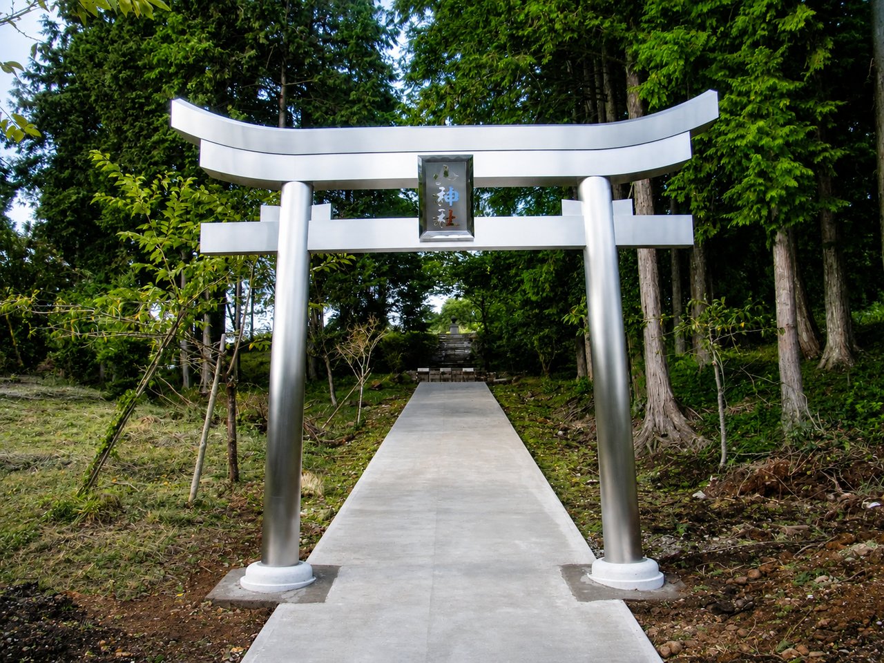 ステンレス製鳥居
