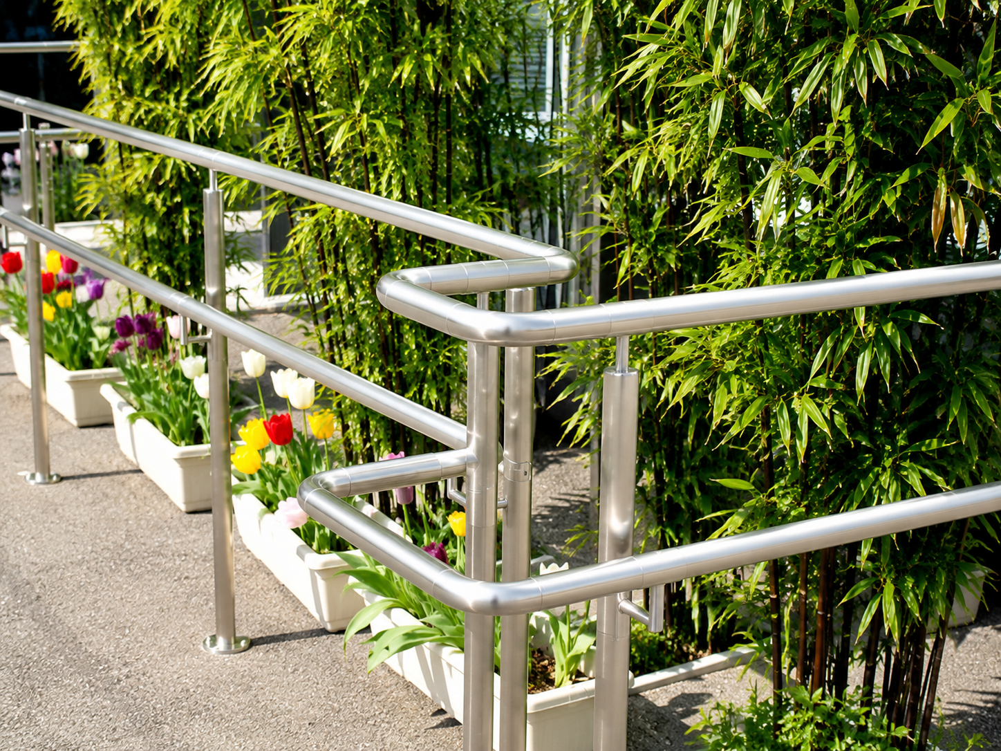 metal handrail「美」 ― バリアフリー対応